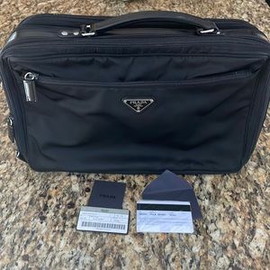 Prada laptop bag-used condition. FINAL SALE-For women or men!
